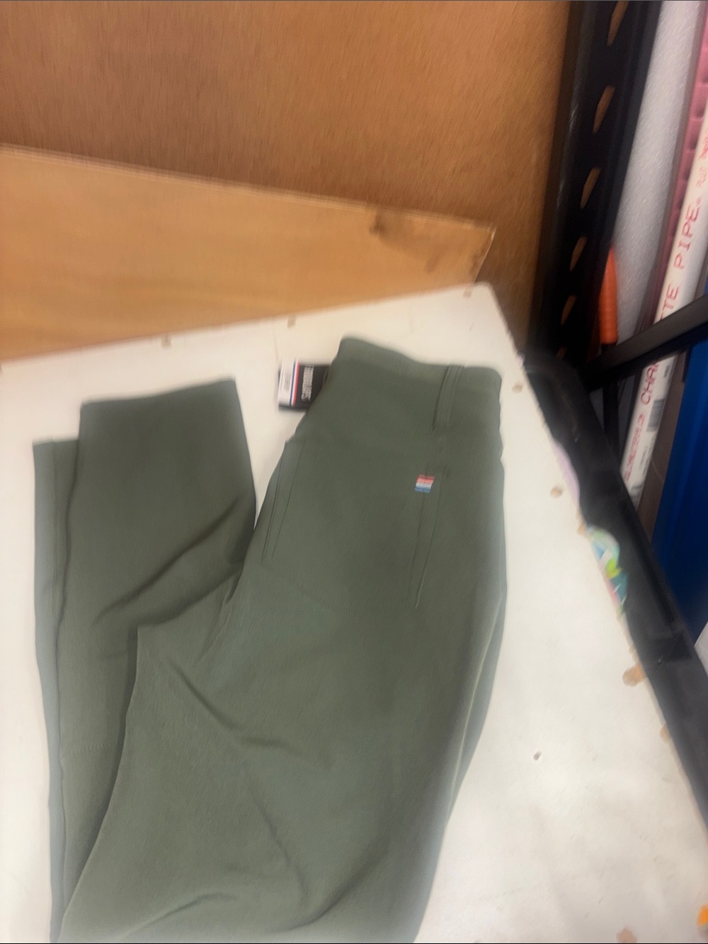 Women’s Olive Green Pull-On Pants